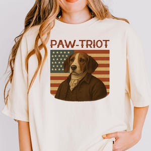 4th of JulyFunny Dog Shirt, Patriotic Dog Lover Tee, Comfort Colors Independence Day Shirt, Vintage Dog Graphic Tee, Funny USA Pet Shirt