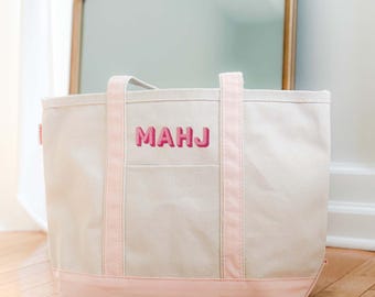 Sac fourre-tout Mahjong en toile premium, sac brodé MAHJ, cadeau pour joueuse de mahjong, sac personnalisé pour soirées jeux, cadeau pour joueuse de mahjong