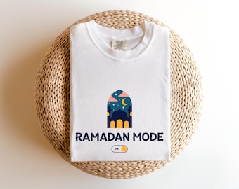 Ramadan Mode On Shirt, Comfort Colors Ramadan T-shirt, Ramadan Fasting Gifts, Ramadan Funny T-shirt