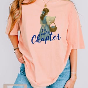 Comfort Colors Bookish T-Shirt for Women, Vintage Reader Tee, Belle-Inspired Reader Shirt, Book Lover Gift, Bookish Shirt for Friends