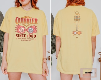 Comfort Colors Quibbler Shirt, Luna-Inspired Wizard Tee