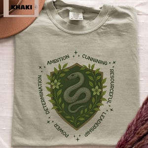Wizard House Shirt, Comfort Colors Wizard School Tee, Ambition House Shirt, Magic-Inspired Fan Gift, Fantasy Tee, Book Fandom Gift