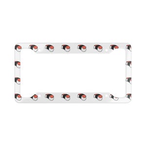 Spam Musubi License Plate Frame, Sushi Lovers Gift, Car Decor, Japanese Food Theme, Auto Accessories, Unique Car Frame