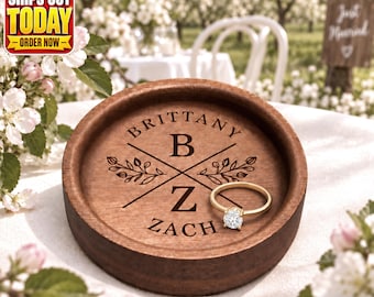 Schmuckschale, Ringschale mit Gravur, Ringschale mit Gravur, Geschenk für sie, Ringschale, Hochzeit, Valentinstag