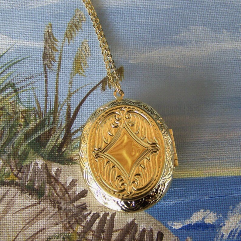 Lighthouse Locket Bald Head Island North Carolina OLD Etsy