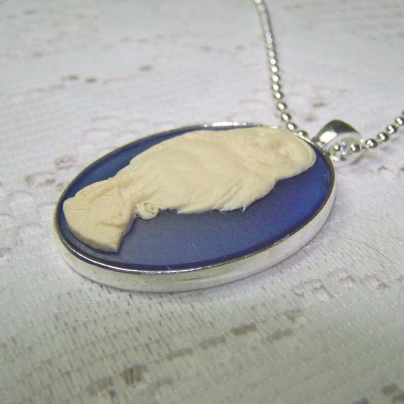 Snowy Owl Pendant Nature Bird Woodland Audubon Necklace UNISEX Raptor Cameo Necklace Night Owl