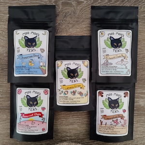 Loose Leaf Herbal Tea Sampler | 4 or 5 Pack Variety | Great for Gifts or Tea Lovers!!! 5 Pack Sampler