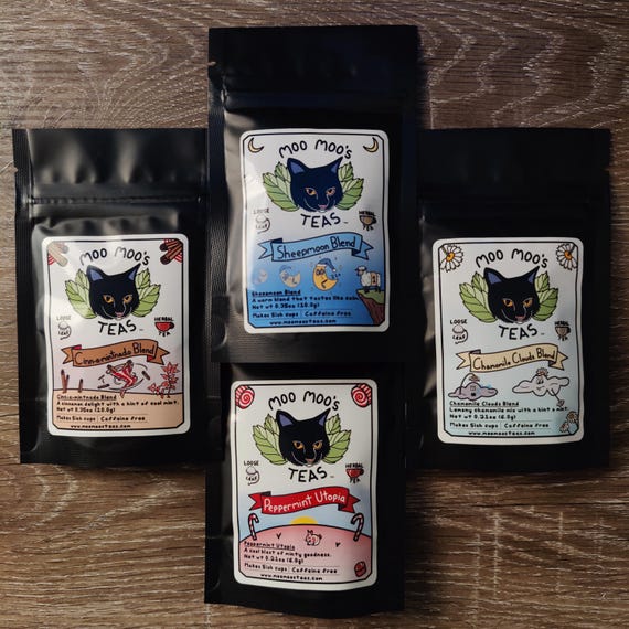 Loose Leaf Herbal Tea Sampler | 4 or 5 Pack Variety | Great for Gifts or Tea Lovers!!!