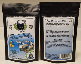 Loose Leaf Tea | Sheepmoon Blend | Herbal Tea | Great for Gifts or Tea Lovers!!!