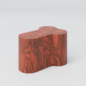 Lovedick™ Wood Coffee Table, Sottsass Veneered Side Table, Collectible Design Furniture, Cool Coffee Table (exclusive by oitoproducts)