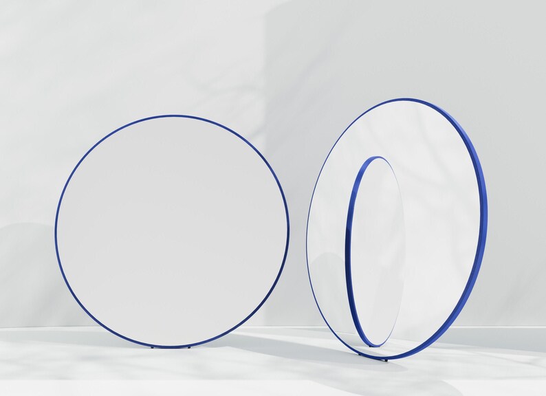 Circle Mirror - Round Mirror | Customizable Frame Colors and Different Sizes| Minimalistic ...