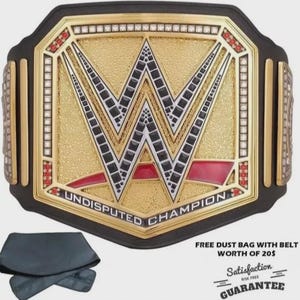 New Undisputed championship belt wrestling replica title 2mm 4mm metal adult size