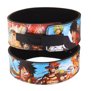 Luffy one piece Anime Powerlifting Lever Belt | one piece Anime gym Belt | lever lifting belt| Powerlifting anime gym belt |luffy Lever Belt