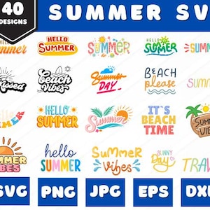 Retro Summer Svg Png Bundle, Trendy Summer svg, Front and Back Svg, Summer Beach Vibes Svg, Ocean svg, Vacation Svg, Summer Season svg