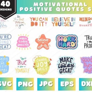 Inspirational Svg Bundle, Motivational Svg Bundle, Inspirational Quotes Svg, Self Love Svg, Kind Svg, Faith Svg, You Matter Svg,Svg Cut File