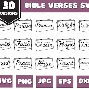 Bible Verse Svg | Christian Svg Bundle | Religious Svg | Scripture Svg | Bible Verse Svg | Blessed Svg | Jesus Svg | God Svg | Faith Svg