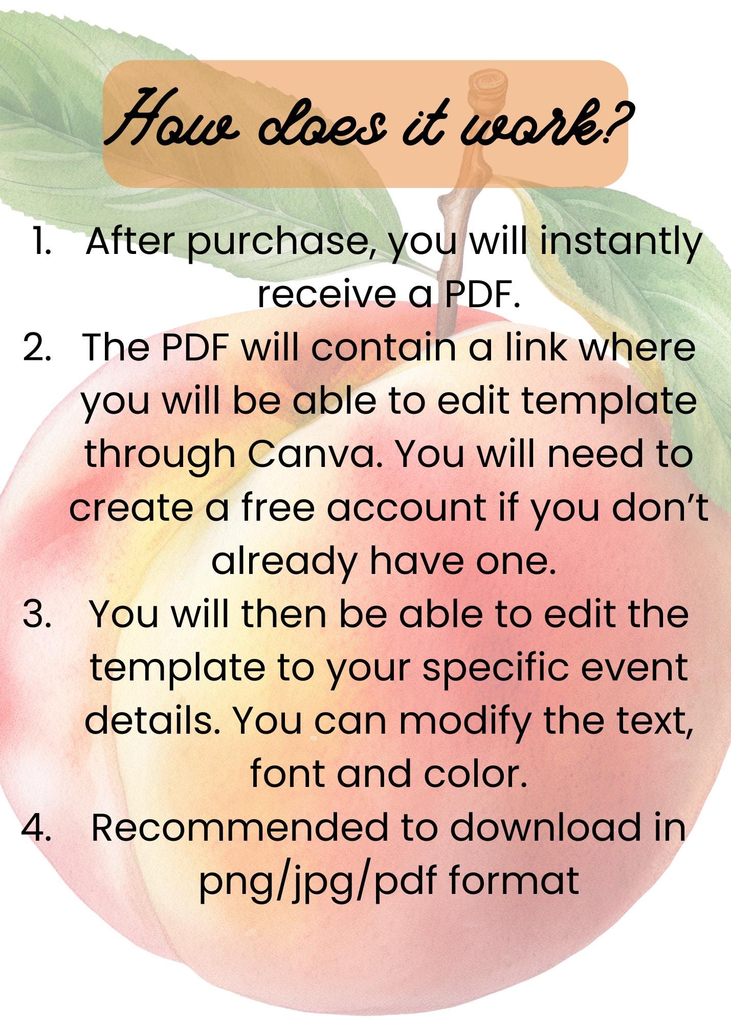 Editable Party Invitation - Etsy