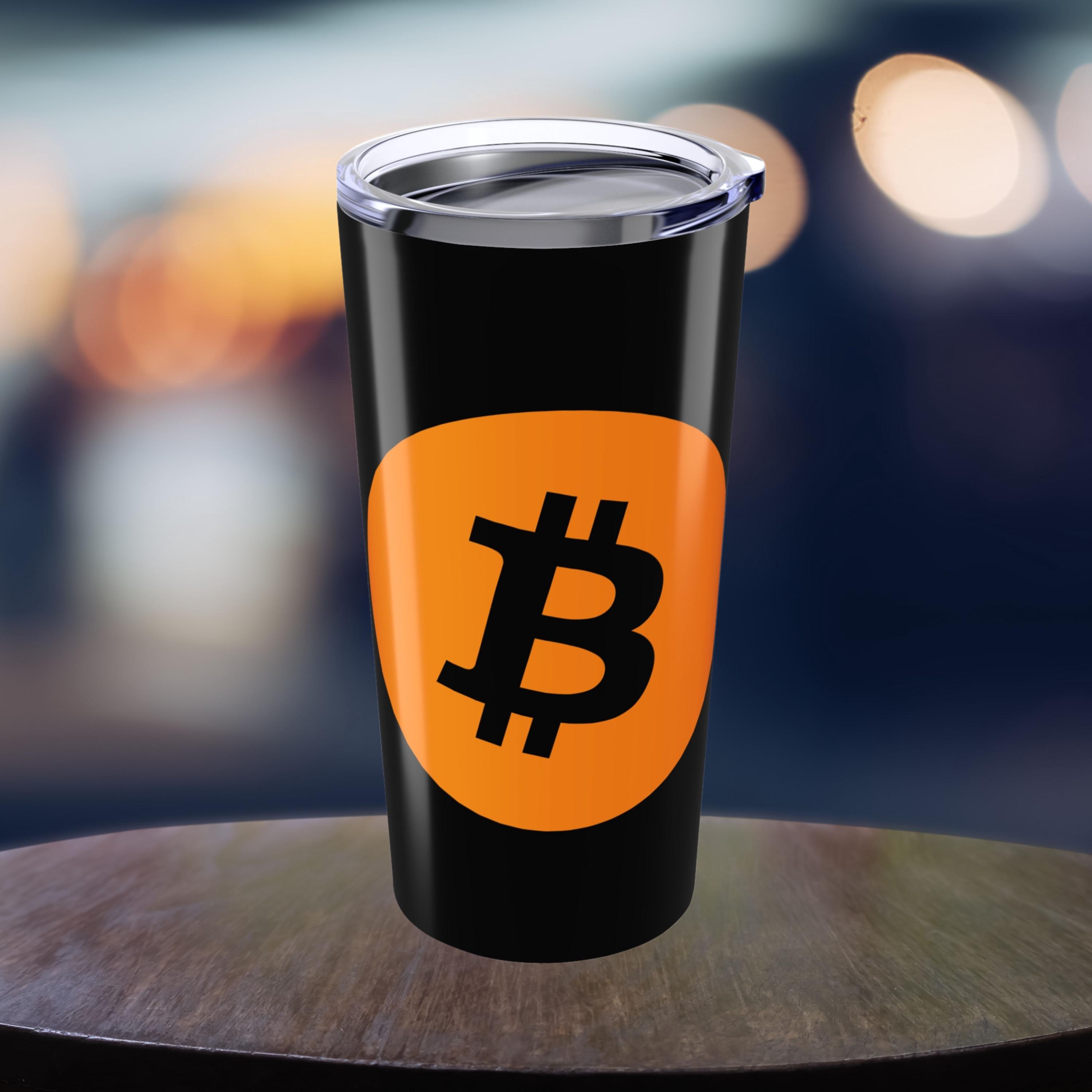 Bitcoin 20oz Tumbler, Cryptocurrency Drinkware, Crypto Enthusiast Gift,  Stainless Steel Cup, Black Design Mug, Finance Theme, Stock Market - Etsy