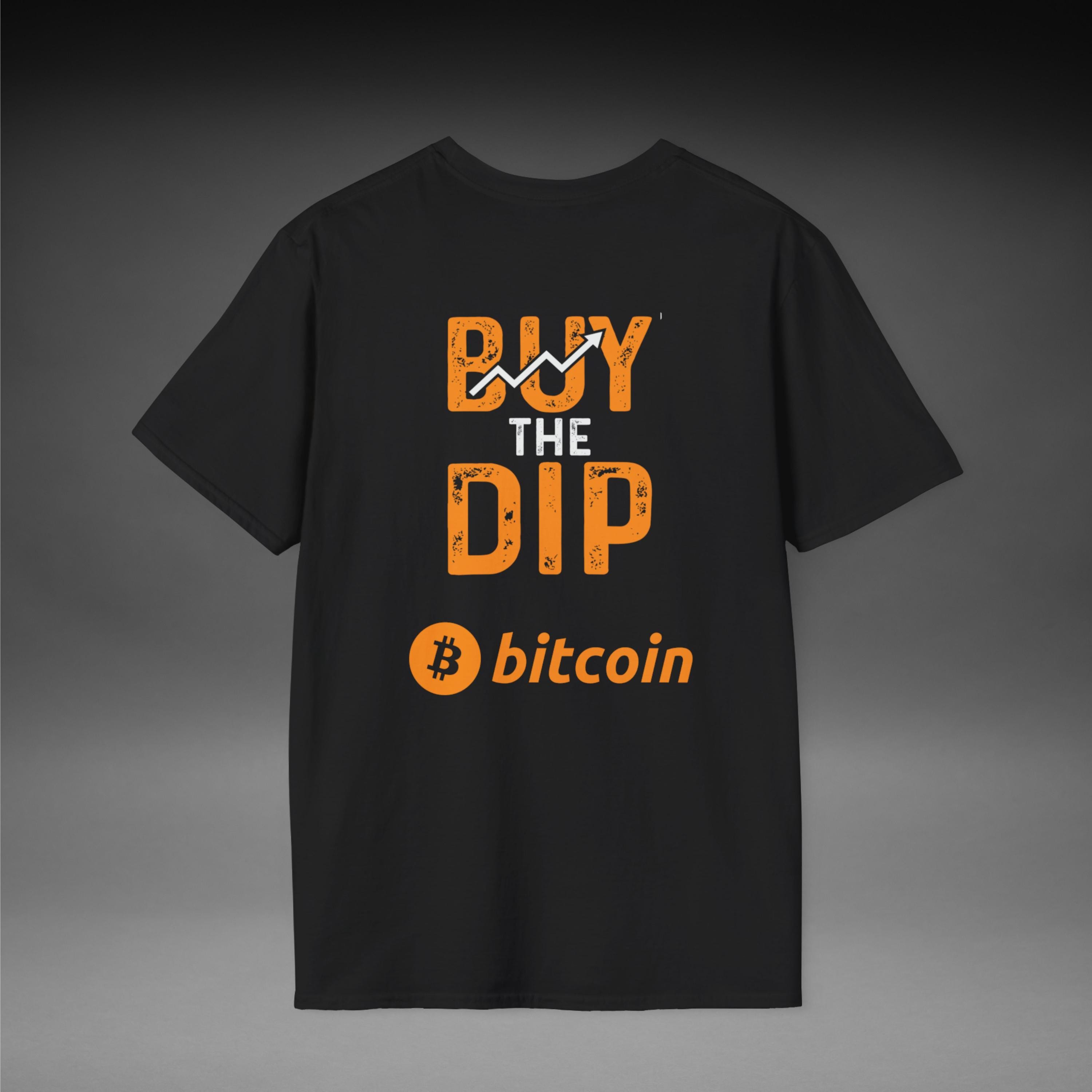 Bitcoin Buy The Dip T-Shirt | Cryptocurrency Tee, Funny Crypto Gift, Finance Apparel, Trendy Graphic Top, Bitcoin Shirt