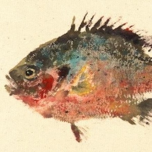 Stumpknocker - Gyotaku Fish Rubbing - Limited Edition Print (10 x 8)