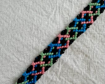 Butterfly String Chevron Bracelet Customizable Bordered Chevron