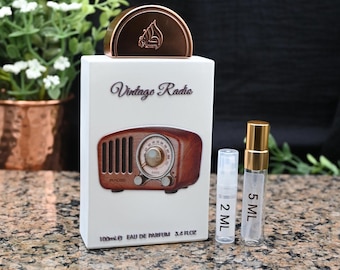 Vintage Radio EDP - Lattafa | 2ml / 5ml SAMPLE | Travel Size | Middle Eastern Fragrance Samples | Perfume Samples