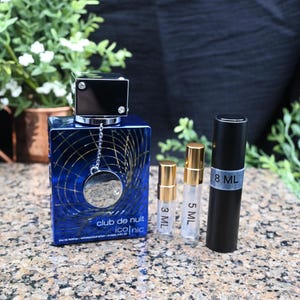 Club De Nuit Blue Iconic EDP - Armaf | 3ml / 5ml / 8ml SAMPLE | Travel Size | Middle Eastern Fragrance Samples | Perfume Samples