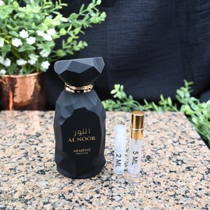 Al Noor EDP - Arabiyat | 2ml / 5ml SAMPLE | Travel Size | Middle Eastern Fragrance Samples | Perfume Samples