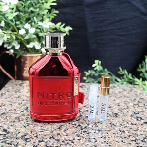 Nitro Red Intensely EDP - Dumont | 2ml / 5ml SAMPLE | Travel Size | Middle Eastern Fragrance Samples | Perfume Samples