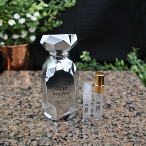 Marwa EDP - Arabiyat | 2ml / 5ml SAMPLE | Travel Size | Middle Eastern Fragrance Samples | Perfume Samples