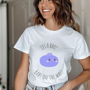Baby Bao On The Way, Pregnancy Reveal Shirt, Bao Sweatshirt, Baby Bao Apparel, Mom to Be Gift, Baby Shower Gift