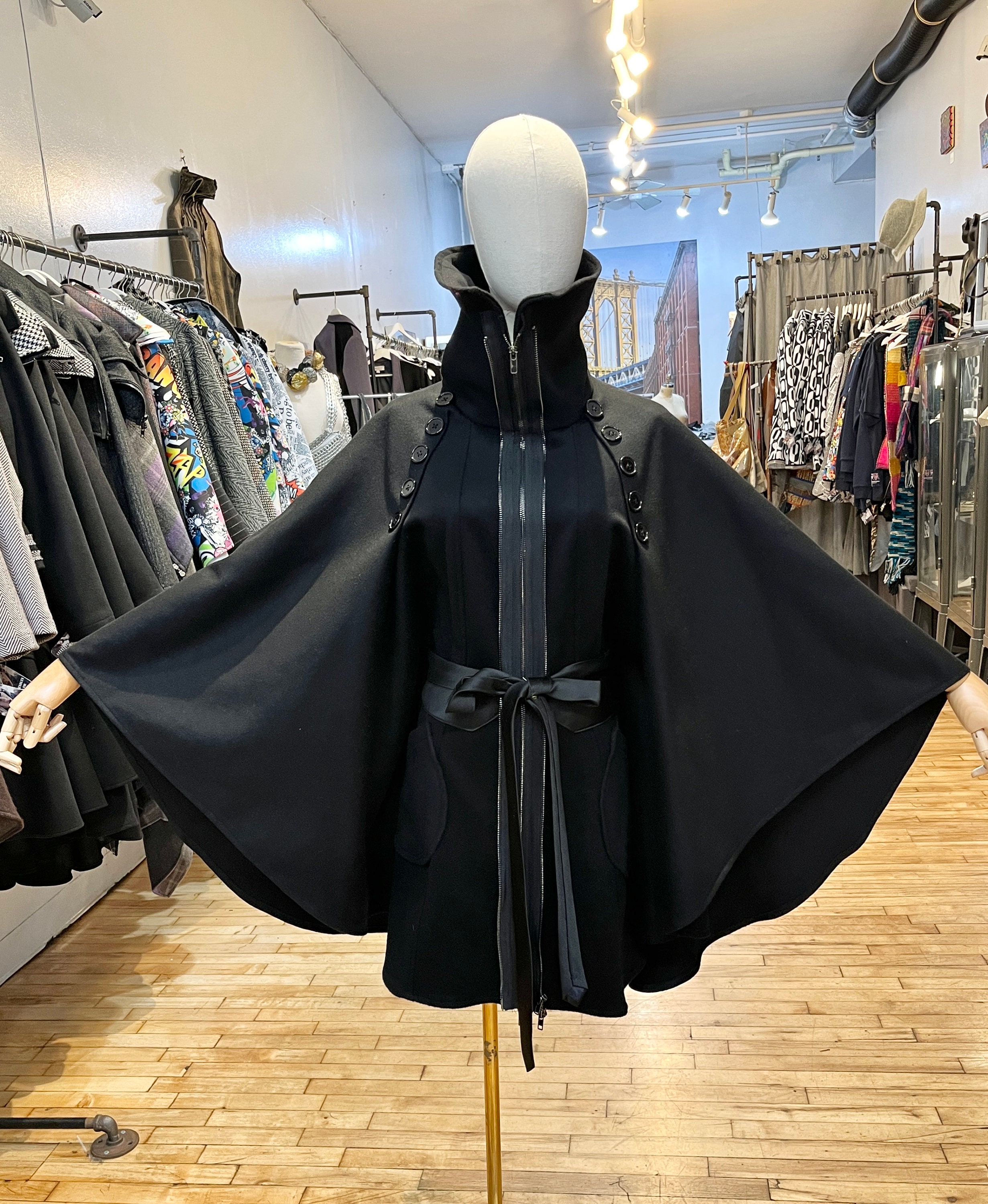 sohung designs dress Newsprint 3/4 Jacket/Dress