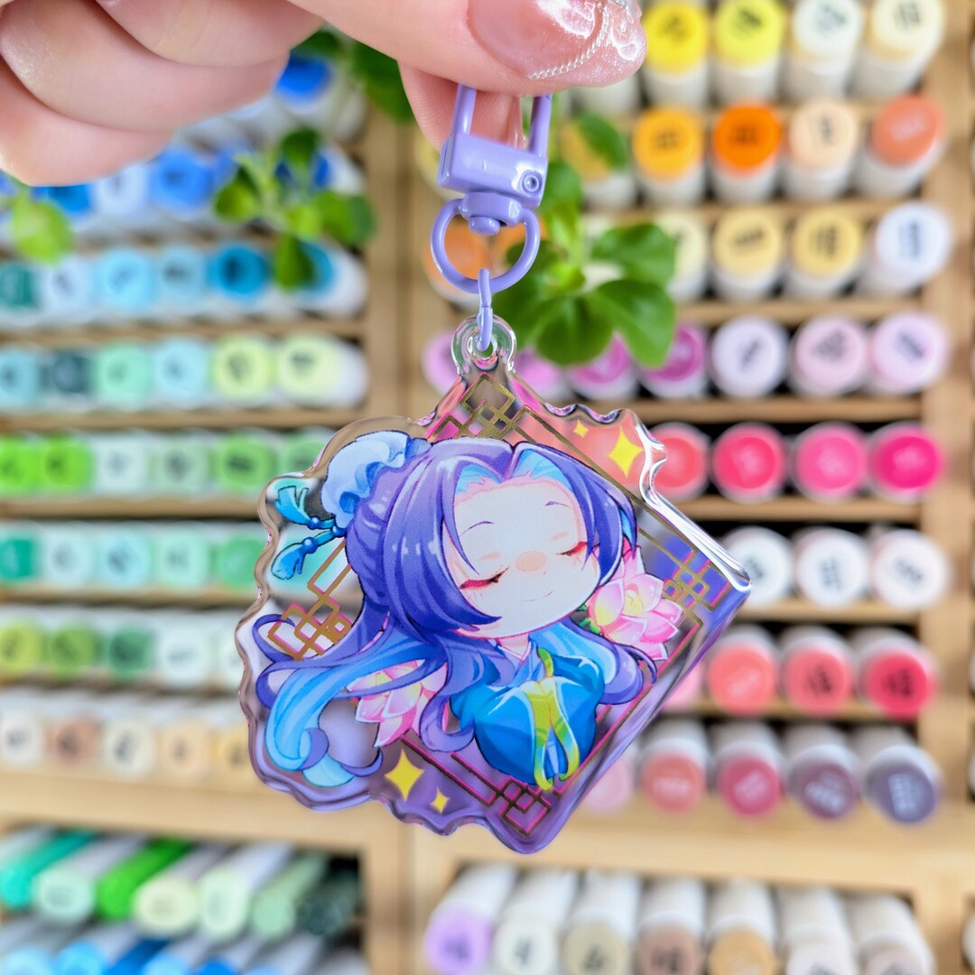 Jinshi Keychain - Keychain With Gold Plating - Etsy