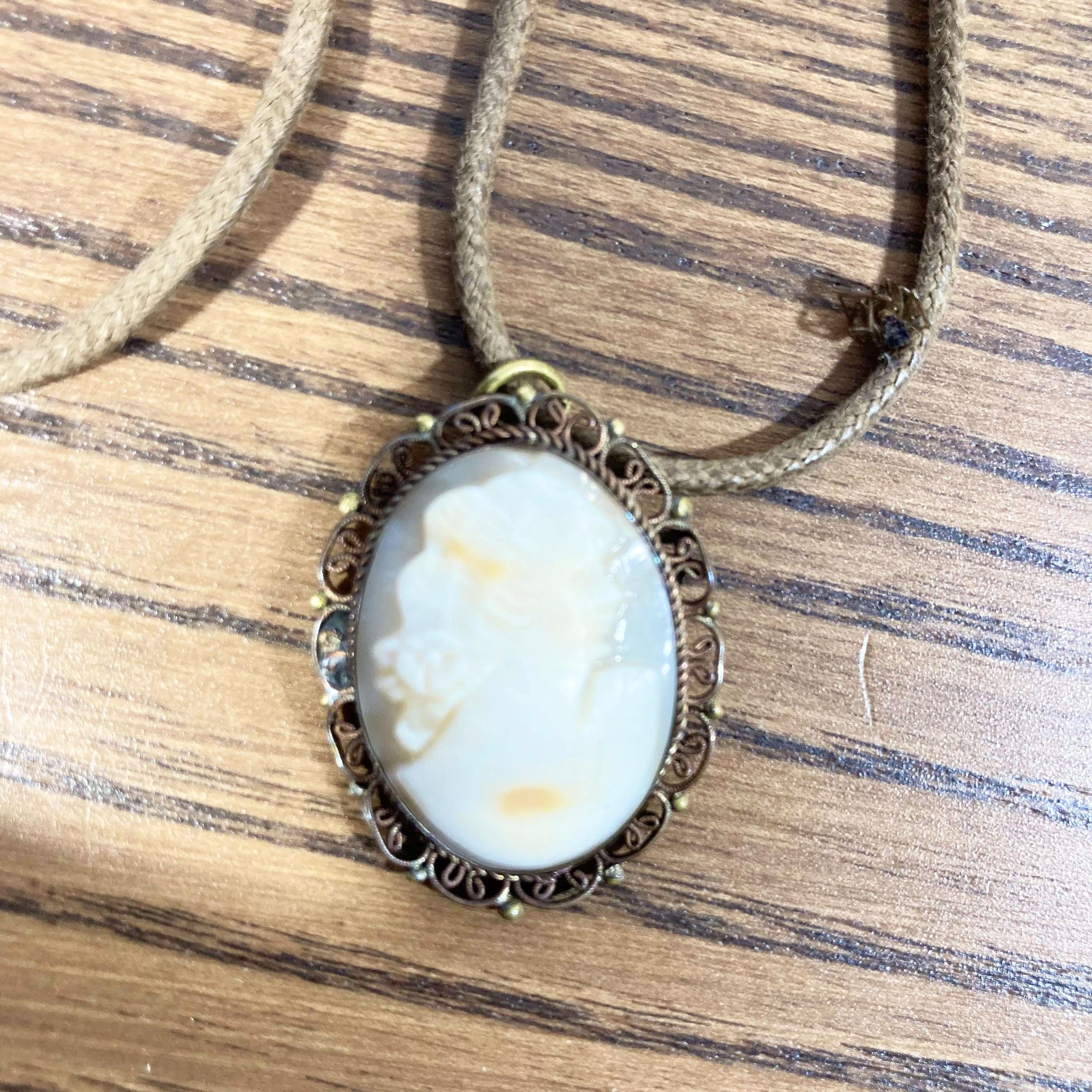 Pendentif Vintage Années 50 - Métal, Bijou Artisanal Rétro - Occasion Bon État