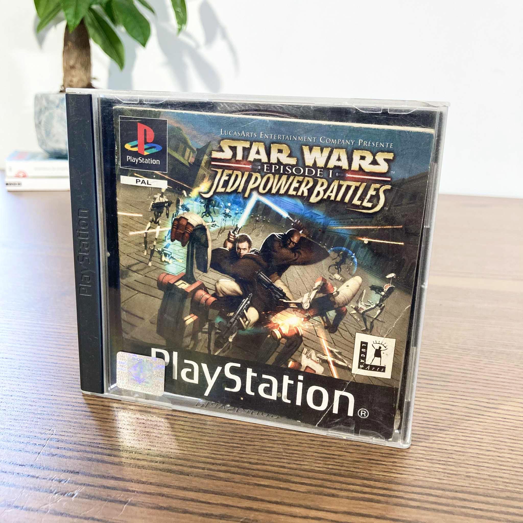 Jeu PS1 Star Wars Jedi Power Battles - Version PAL Française Complète - Bon état