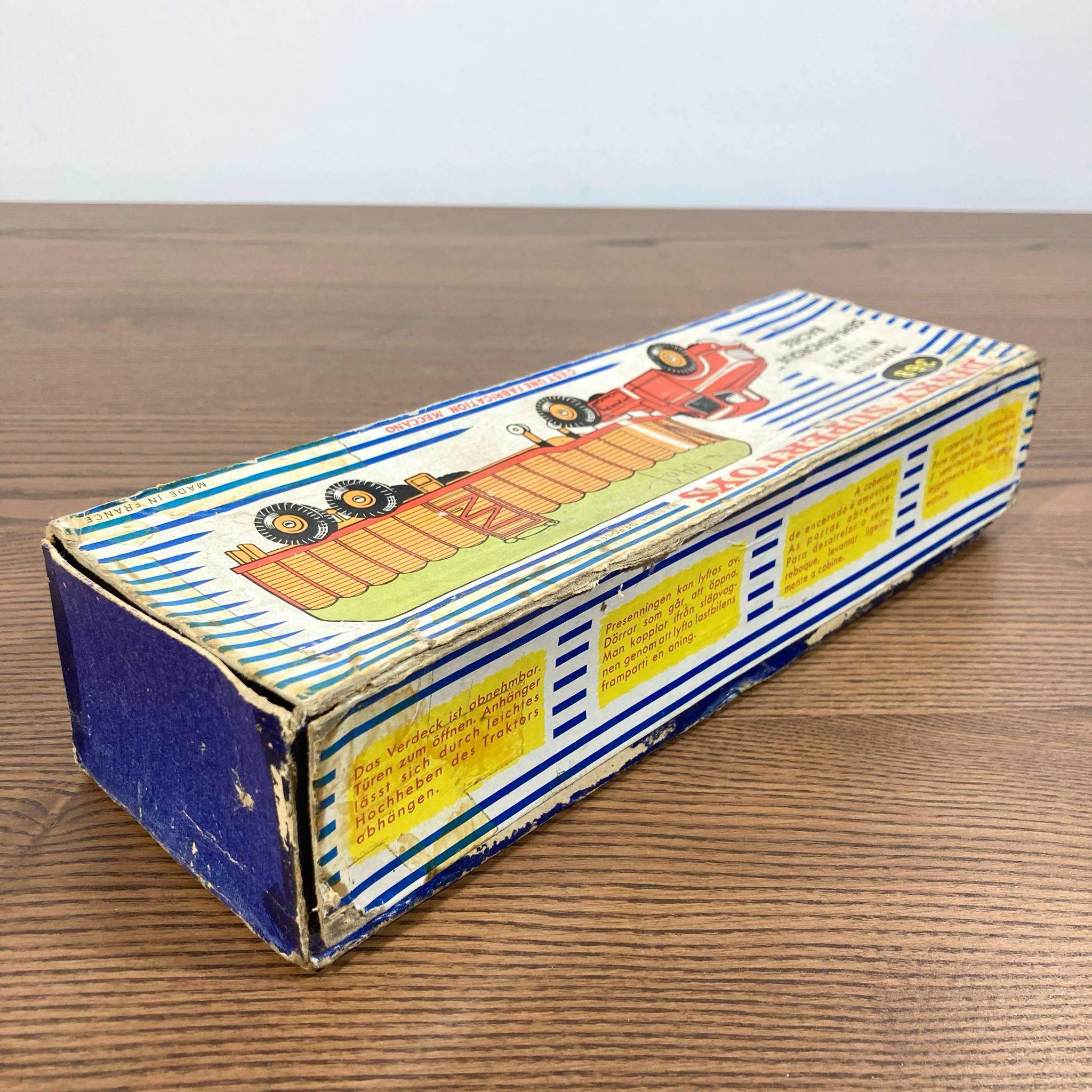 Dinky Supertoys 36B Willème – Tracteur & Remorque De 1957 Avec Boîte