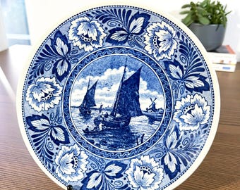 Old Porcelain Plate Boch Freres Keramis - Etsy