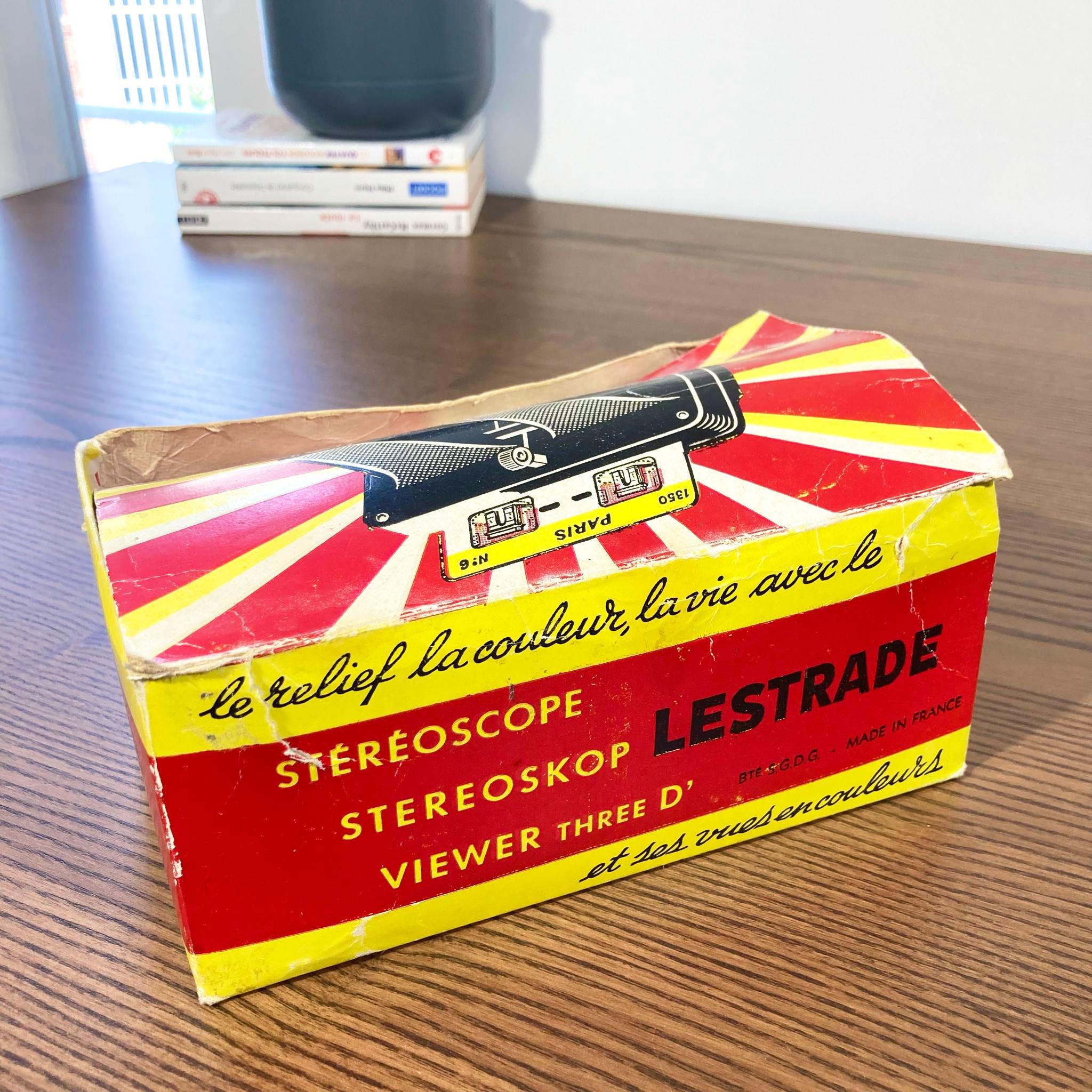 ビンテージおもちゃ　stereoscope LESTRADE VINTAGE STEREOSCOPE LESTRADE BOXED MADE IN FRANCE 1960s view