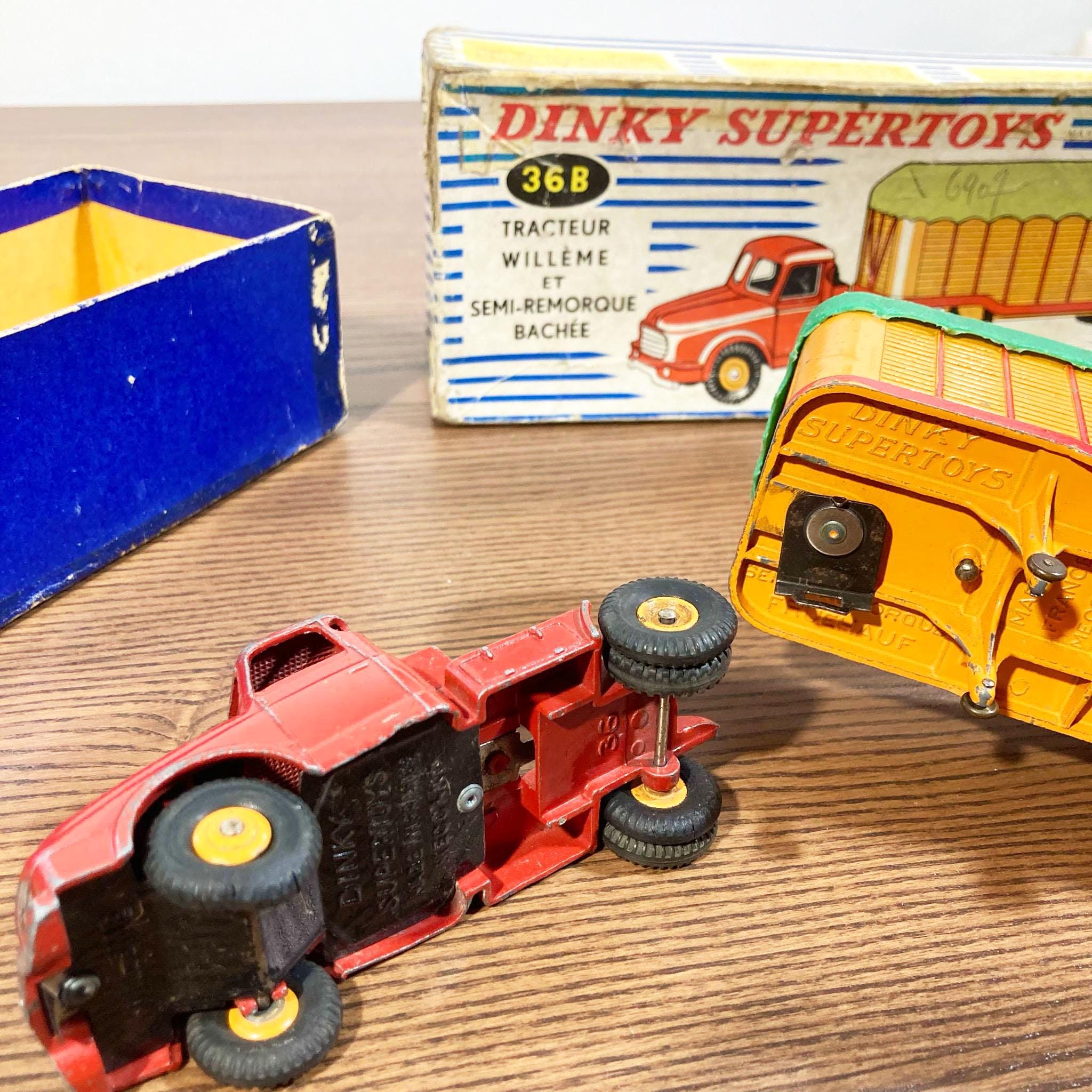 Dinky Supertoys ref 36B Tracteur Willème et semi remorque