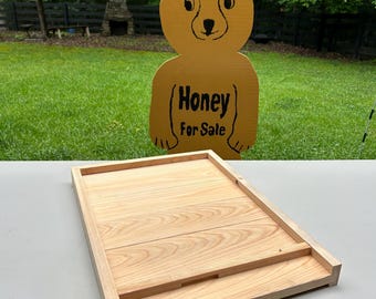 Bee hive solid cypress bottom board for 10-frame hive