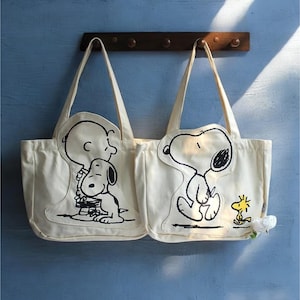 Sac à bandoulière Snoopy, sac à main pour écolier, cadeau pour elle