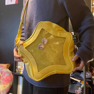 Sac à bandoulière Stare Ita avec insigne d'anime, sac à bandoulière japonais y2k, cadeau pour elle