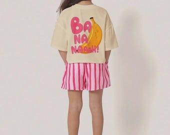 Banana Stripe Summer Set