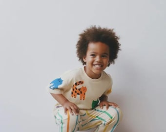 Safari Cats Stripe Set