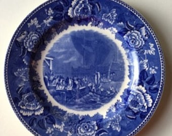 Wedgwood Boston Tea Party plate