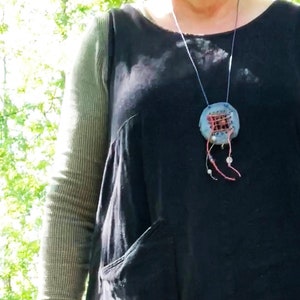 Tiny Woven Tapestry Necklace