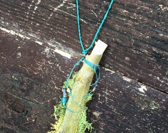 Tree Bark Pouch Amulet Necklace, Medicine Bag, Natural Tree Jewelry