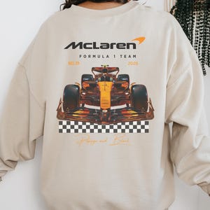 Mclaren 2025 Formula One Crewneck Unisex Sweatshirt Heavy Blend™ Gift F1 Lando Norris Oscar Piastri F1 driver Inspired Racing Clothing