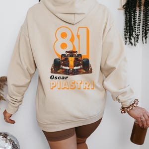 Oscar Piastri 2025 McLaren Hoodie Heavy Blend Unisex Sweatshirt Formula One F1 OP81 Gift driver Inspired Aesthetic Racing Clothing