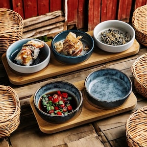Japanese Ceramic Soy Sauce Dish: 3.5-Inch Seasoning Plate